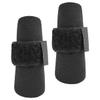 TEHAUX 2 Pcs Sports Finger Splints Compression Wraps with Adjustable Support Bands for Basketball Outdoor Activities, Black Medium Finger Brace Protectors for Joint Stability view 1
