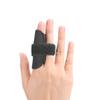 TEHAUX 2 Pcs Sports Finger Splints Compression Wraps with Adjustable Support Bands for Basketball Outdoor Activities, Black Medium Finger Brace Protectors for Joint Stability view 4