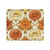 Vuiopuf Peony Pattern in Color Print Crystal Velvet Floor Mat Soft Plush Cushion for Shower Sink Kitchen, Prevents Tripping view 1