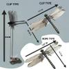 Dragonfly Clips to Keep Away, 3D Artificial Dragonfly Hat Clip Set, Hanging and Clip-On Dragonflies to Keep Away for Pets & Outdoor Use(Clamp Type*16pcs) view 2