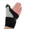 JUMPLAWN Universal Aluminum Plate Thumb and Wrist Brace with Compression Support, Black-grey Soft Finger Sleeve for Sports and Injury Prevention, Hand and Foot Thumb Protector, view 4