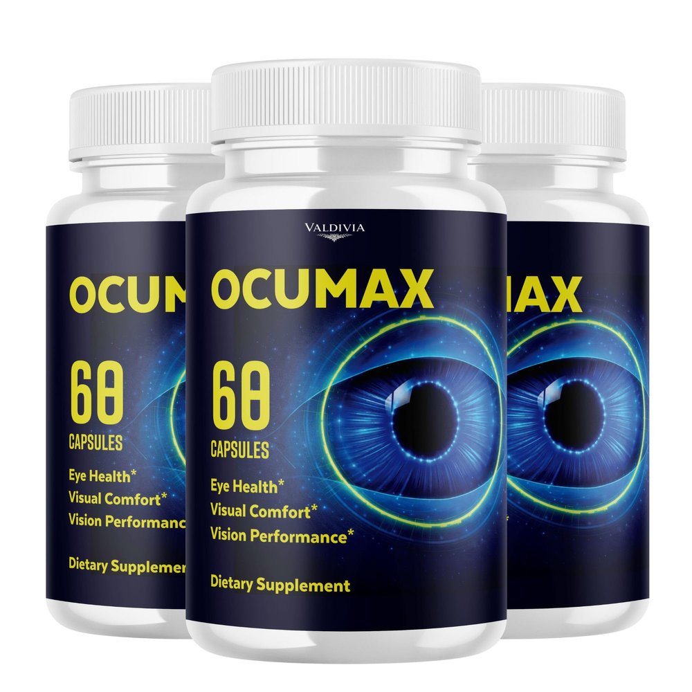 (3 Pack) OcuMax Capsules - Official OcuMax Advanced Eye Health Support Maximum Strength, All Natural Supplement Vitamins for Overall Health & Wellness Support Reviews, 180 Capsules for 3 Months