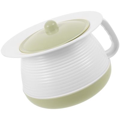 DIYEAH Covered Urinal Pot with Lid Thickened Portable Bedpan Urine Pot for Home Use Elderly Disabled Adults and Bedroom Bathroom Safety