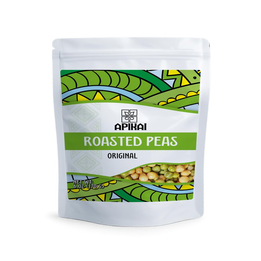 Apikai - Roasted Peas (Arveja) - Original (Salted) - 3 Pack (Salted)