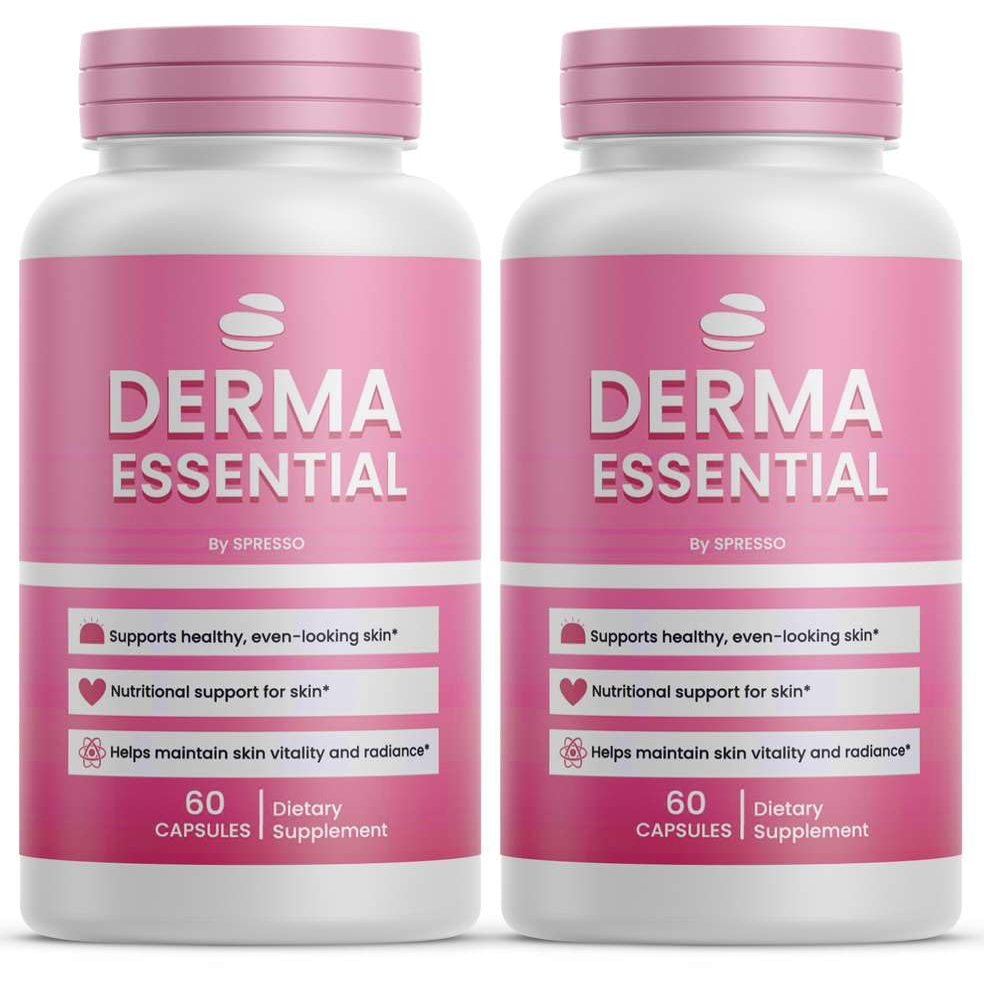 (2 Pack) Derma Essential Capsules, Official Derma Essential Supplement Pills with Premium Ingredients, Advanced Formula Support for Overall Health & Wellness Reviews (120 Capsules)