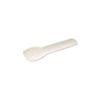 Eco-Products Compostable 4" Paper Tasting Spoons, Case of 2000, Disposable White GreenStripe Spoon Cutlery, Renewable Material, Made from Plants, Hot or Cold Friendly, No-Added PFAS view 1