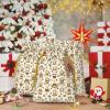 Moxquju Coffee Lover Aesthetic (4) Print Christmas Drawstring Gift Bags, Reusable Candy Treat Bags For Holiday Birthday Party view 2