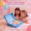 Natural Bath Bombs for Kids, Bath Bomb with Surprise Inside, 12-Pack Surprise Bath Bombs for Kids, Ocean Theme Bathes Fizzies Natural Sea Salt Color Changing Spa Bathing Balls (B 2PC) view 4