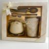 Tea gift set with infuser,Honey jar & tumbler Elegant tea accessorie gift set view 1