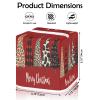 YCCZCPRL Merry Christmas Tissue Box Cover Facial Paper Organizer Dispenser with Bottom Belt for Bathroom, Kitchen, Night Stands, Home, Car, Rustic Xmas Tree view 2