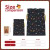 Moxquju Space Planets (1) Print Christmas Drawstring Gift Bags, Reusable Candy Treat Bags For Holiday Birthday Party view 4