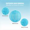 Kronabelle Laundry Balls 24 Pcs, 1.4 in Pet Hair Remover for Washer, Reusable Multicolor Microfiber Lint Catcher for Clothes, Safe Washing Machine Cleaner, Cat Hair Removal view 2