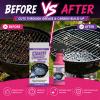 Fast-Acting Heavy-Duty Grill Degreaser Spray, Heavy Duty Degreaser Grill Cleaner Spray, 120ml BBQ Grill Cleaner, Smoky Stains, Heavy Duty for Burnt Food & Grease (3PCS) view 4