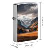 Autumn Rainy in The Valley Lighter Case for Men, Flip-Top Metal Lighter Cover Holder Box for Outdoor, Shockproof Protective Lighters, Personalized Lighters Housing Shell for Gift view 2