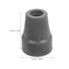 VICASKY 4pcs 19mm Rubber Crutch Tips for Canes Heavy Duty Anti-Slip Walking Stick End Caps Replacement Pads Sturdy Grey Cane Accessories for Mobility Aid view 2
