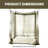 Mosquitoes Net for Camping 78.74x70.87x70.87in Portable Lightweight Bug Net for Bed Breathable Summer Camping Accessories view 2