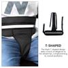 HAMPPLIES Adjustable Elastic Breathable Strap with Safety, Black T-Shape Accessory for Patient Mobility and Fall Prevention view 3