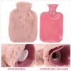 Artibetter Plush Cover PVC Hot Water Bottle 1000ml Small Hand Warmer Water Filled Heating Bag for Winter Relief and Comfortable Heat Treatment view 3