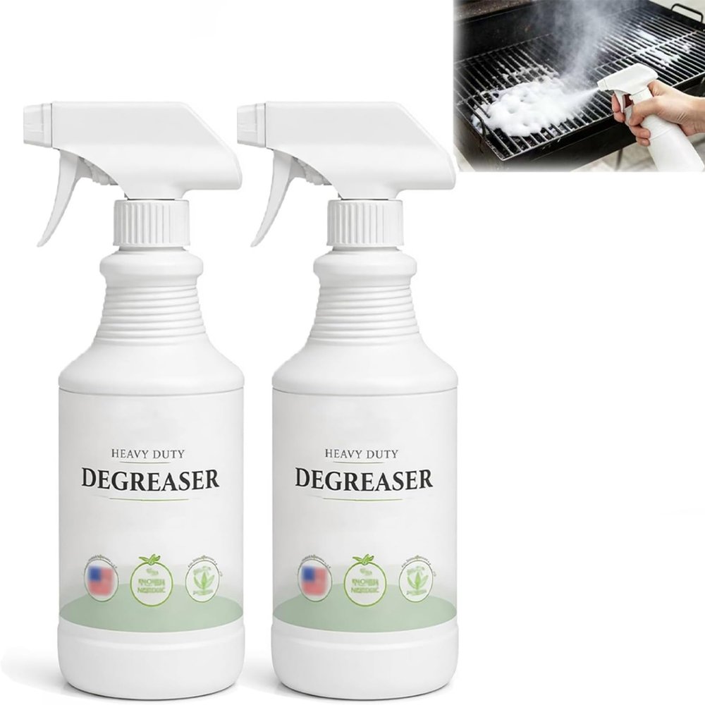 CRDC LIFE Virela Degreaser Cleaner, Virela Heavy Duty Kitchen Degreaser, Kitchen Oven Cleaner Spray, Multi-surface Degreaser for Stove, Countertop, Grill, BBQ, Racks (2 Pcs)