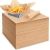 Pre-Cut Deli Wraps, 500 Pcs Grease Proof Deli Wrappers, 12 X 12 in Disposable Food Wrapping Paper for Sandwiches, Fries, Burgers, Snack Trays view 4