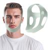 OHELEEP Anti Snore Chin Strap for CPAP Users, Snore Stopper Adjustable, Chin Strap for Sleeping Comfortable Stop Snoring Solution, Anti Snoring Devices Breathable and Reusable, Light Green, M view 1