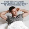 OHELEEP Anti Snore Chin Strap for CPAP Users, Snore Stopper Adjustable, Chin Strap for Sleeping Comfortable Stop Snoring Solution, Anti Snoring Devices Breathable and Reusable, Light Green, M view 2