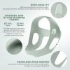 OHELEEP Anti Snore Chin Strap for CPAP Users, Snore Stopper Adjustable, Chin Strap for Sleeping Comfortable Stop Snoring Solution, Anti Snoring Devices Breathable and Reusable, Light Green, M view 3