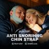 OHELEEP Anti Snore Chin Strap for CPAP Users, Snore Stopper Adjustable, Chin Strap for Sleeping Comfortable Stop Snoring Solution, Anti Snoring Devices Breathable and Reusable, Light Green, M view 4