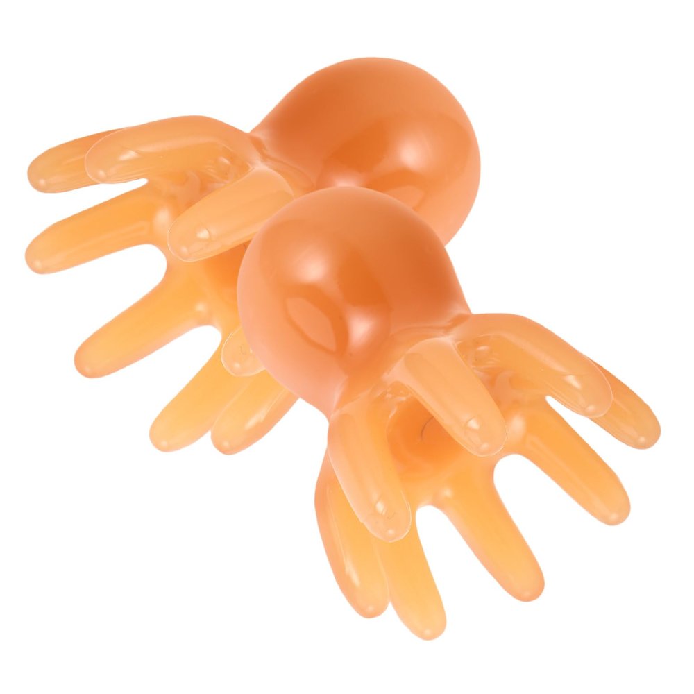 Yardenfun Octopus Scalp Massager Comb 2pcs Large Claw Head Scratcher Manual Hair Scalp Massage Tool for Acupressure Relaxation