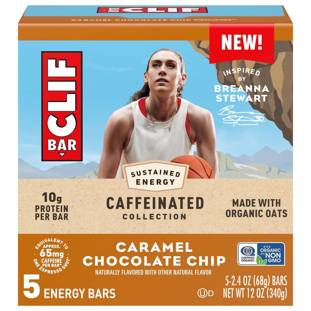 Clif Bar, Peanut Butter Caramel Chocolate Chip Energy Bar, 12 Ounce