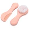 Baby Hair Brush Set Gentle Baby Comb Brush Set ideal for Newborns Infants Soft Bristles ideal for Cradles Cap Daily Care view 1