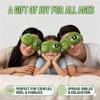 3D Funny Frog Sleep Mask, Funny Cute Animal Eye Mask for Sleeping, Soft Comfortable Eye Mask for Kids & Adults, Blackout Sleeping Mask for Travel, Nap, Night Sleep (Green*1Pc) view 2