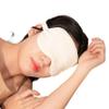 100% Natural Undyed Mulberry Silk Sleep Eye Mask, Handcrafted in Co Chat Village Vietnam, Set of 2 (Ivory White & Golden) - Soft Padding, Gentle Elastic Strap view 1
