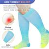 3 Pairs Plus Size Compression Socks for Women and Men Wide Calf Extra Knee High Support for Circulation (02,4x_l) view 4