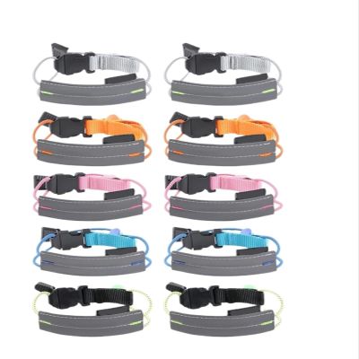 6pcs Adjustable Buckle Elastic Safety Protect Leg Clip Band Reflective Cycling Pants Cuff Bicycle Trouser(Pink)