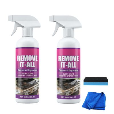 350ml-Fast Acting Heavy-Duty Grill Degreaser Spray, Multi-Surface Cleaner Spray for Ovens and Bbq Grates, Stainless Steel Grill Cleaner for Outdoors Cooking Equipment (1)