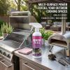 350ml-Fast Acting Heavy-Duty Grill Degreaser Spray, Multi-Surface Cleaner Spray for Ovens and Bbq Grates, Stainless Steel Grill Cleaner for Outdoors Cooking Equipment (1) view 2