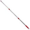 DOITOOL Replacement Mop Handle Rod 3-Section Red Plastic Threaded Mop Stick with Stainless Steel Broom Pole for Household Floor Cleaning and Bathroom Use view 1