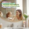 Anymoment Kids Toothpaste with 10% Nano Hydroxyapatite, Fluoride Free Toddler Toothpaste Ages 2+, Natural Strawberry Flavor, SLS Free Training Toothpaste, 4oz (Pack of 2) view 3