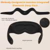 Bluetooth Sleep Mask Sleep Headphones Integrated Adjustable Size Eye Mask view 2