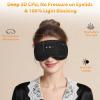 Bluetooth Sleep Mask Sleep Headphones Integrated Adjustable Size Eye Mask view 3