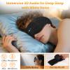 Bluetooth Sleep Mask Sleep Headphones Integrated Adjustable Size Eye Mask view 4