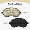 Moxquju Book Lover (1) Print Blackout Sleep Mask, Elastic Eye Cover for Rest and Travel view 2
