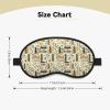 Moxquju Book Lover (1) Print Blackout Sleep Mask, Elastic Eye Cover for Rest and Travel view 3
