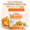 ZISKOUD Everly Pumpkin Seed Oil with Saw Palmetto, 300 Softgels, Cold Pressed Pumpkin Seed Oil (1) view 3