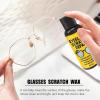 2pcsEyeglass Scratch Remover, 30g Windshield Cleaning Paste, Glasses Windshield Repair Fluid With Sponge, Eyewear Screen Cleaner view 2