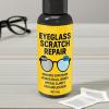 2pcsEyeglass Scratch Remover, 30g Windshield Cleaning Paste, Glasses Windshield Repair Fluid With Sponge, Eyewear Screen Cleaner view 3