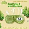 2027 New 3D Frog Sleep Mask, Soft Funny Frog 3D Sleep Mask, Soft, Comfortable, Light-Blocking Eye Mask, Features an Elastic Strap and A Rear Storage Pocket for Naps, Long Flights, Meditation (4Pcs) view 3