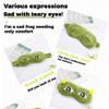 2027 New 3D Frog Sleep Mask, Soft Funny Frog 3D Sleep Mask, Soft, Comfortable, Light-Blocking Eye Mask, Features an Elastic Strap and A Rear Storage Pocket for Naps, Long Flights, Meditation (4Pcs) view 4