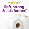 1000-Sheet Toilet Paper 12 Pack Premium 1-Ply Bath Tissue, Soft & Strong, Septic-Safe, Long-Lasting Bathroom Tissue for Home, Office & Commercial Use view 2